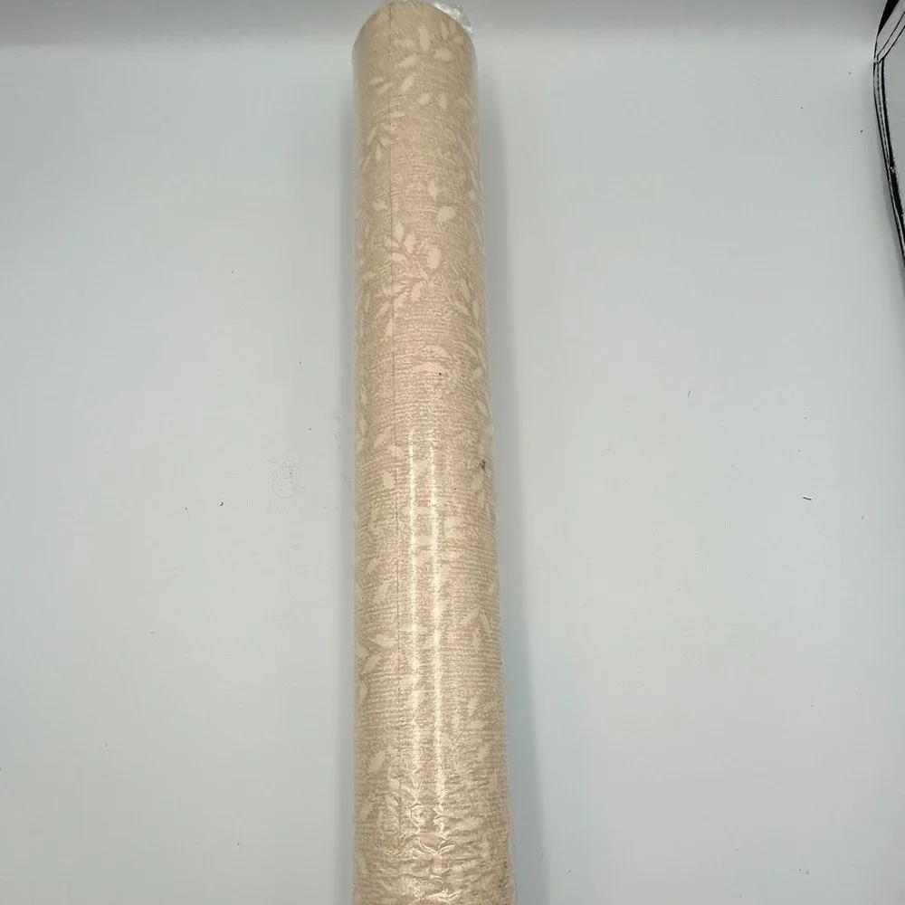 Brewster Wallcovering Beige Floral Leaf Wallpaper Pattern 269-56617 Batch 3 New